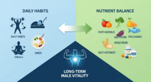How Daily Habits and Nutrient Balance Support Long-Term Male Vitality