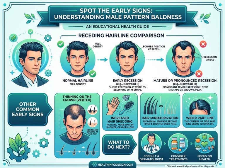 Early Signs of Male Pattern Baldness
